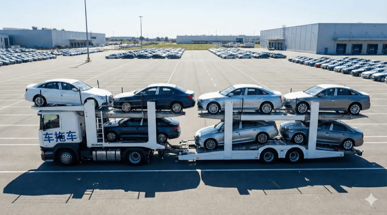 大板车装载实景