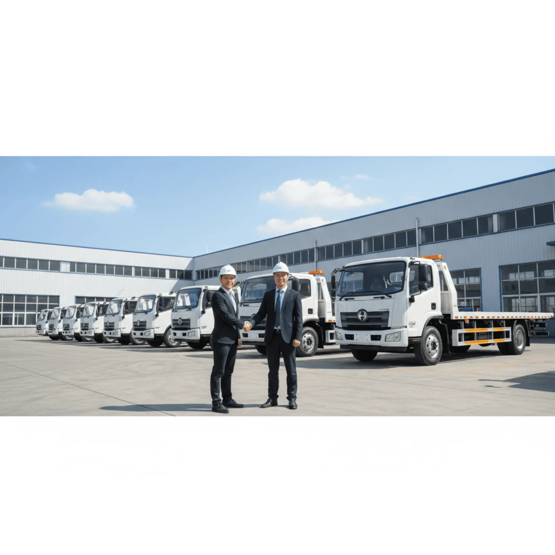 车拖车装备制造清障车生产基地